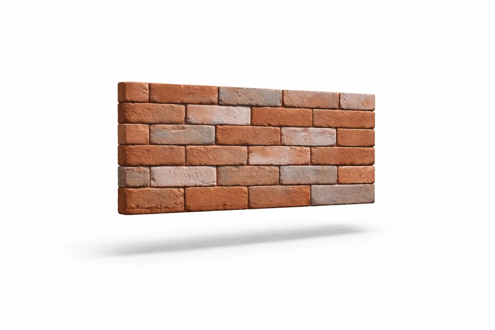 Sadrové obklady OXFORD 3 - tehlovo - bordové 