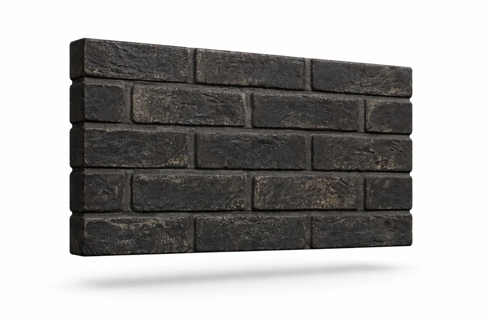 Tehlové obklady COUNTRY 630 - tmavé antracitové