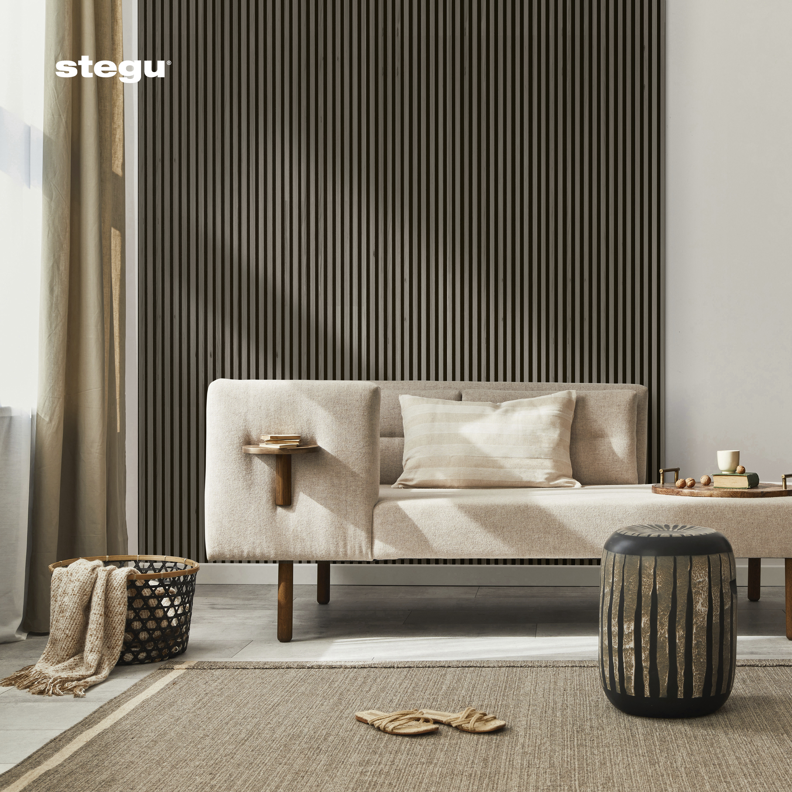 Stenové lamely ACOUSTIC LINE HAKIRA BEIGE