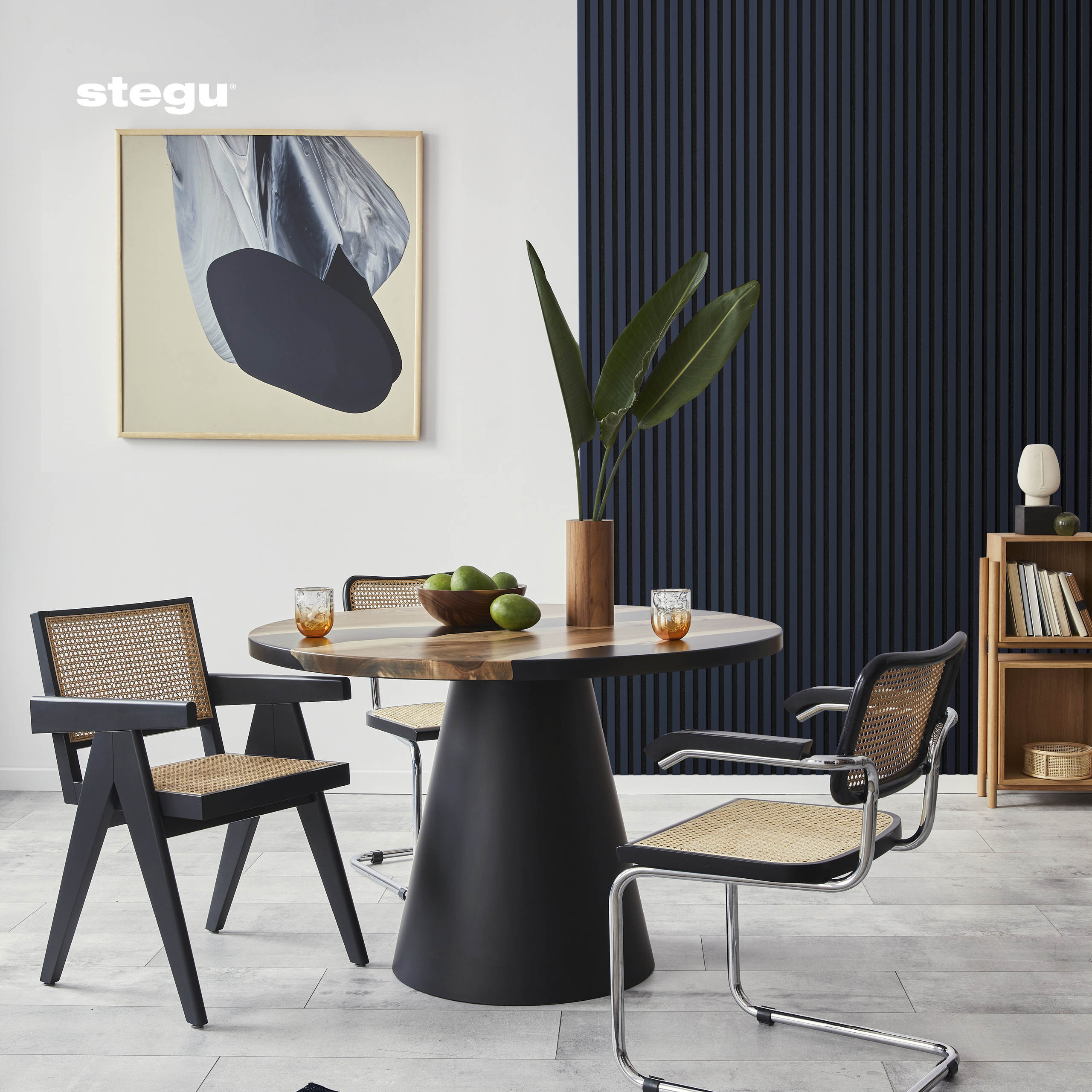 Stenové lamely ACOUSTIC LINE NAVY BLUE