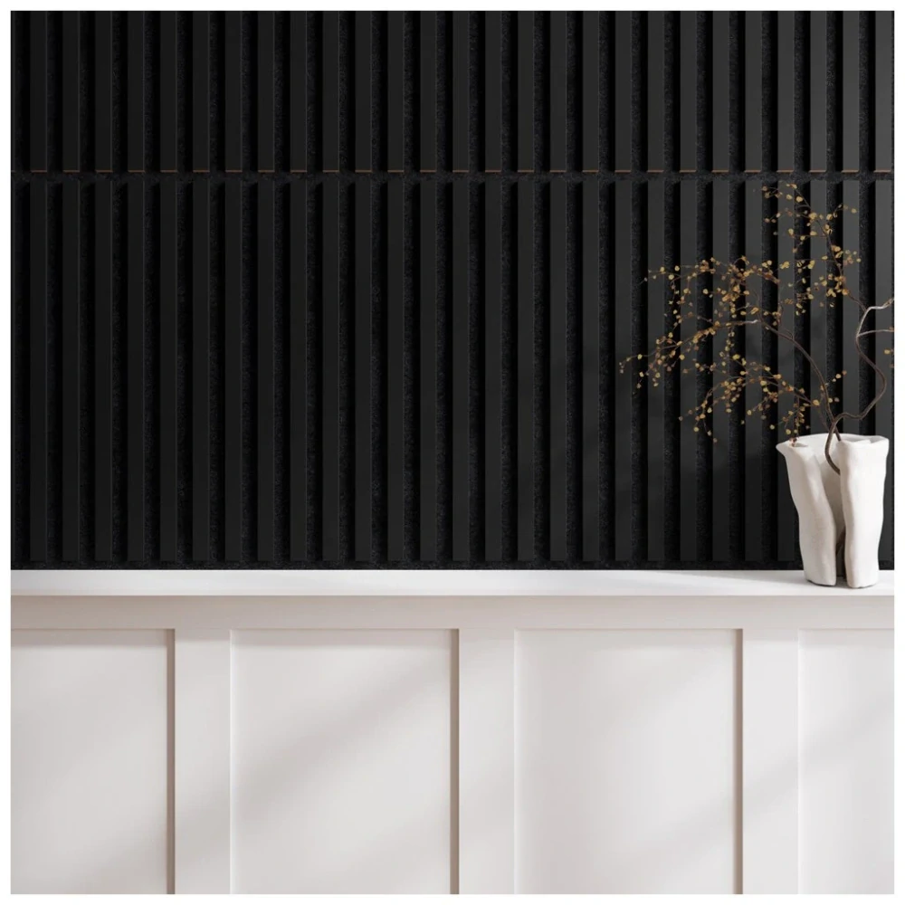 Stenové lamely ACOUSTIC PROLINE 60 - ČIERNA/ČIERNA