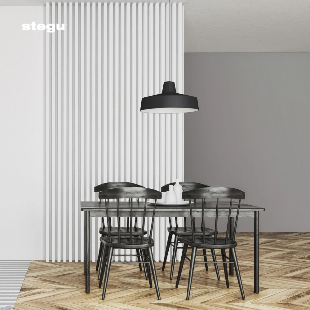 Stenové lamely SLIM SINGLE BIELY