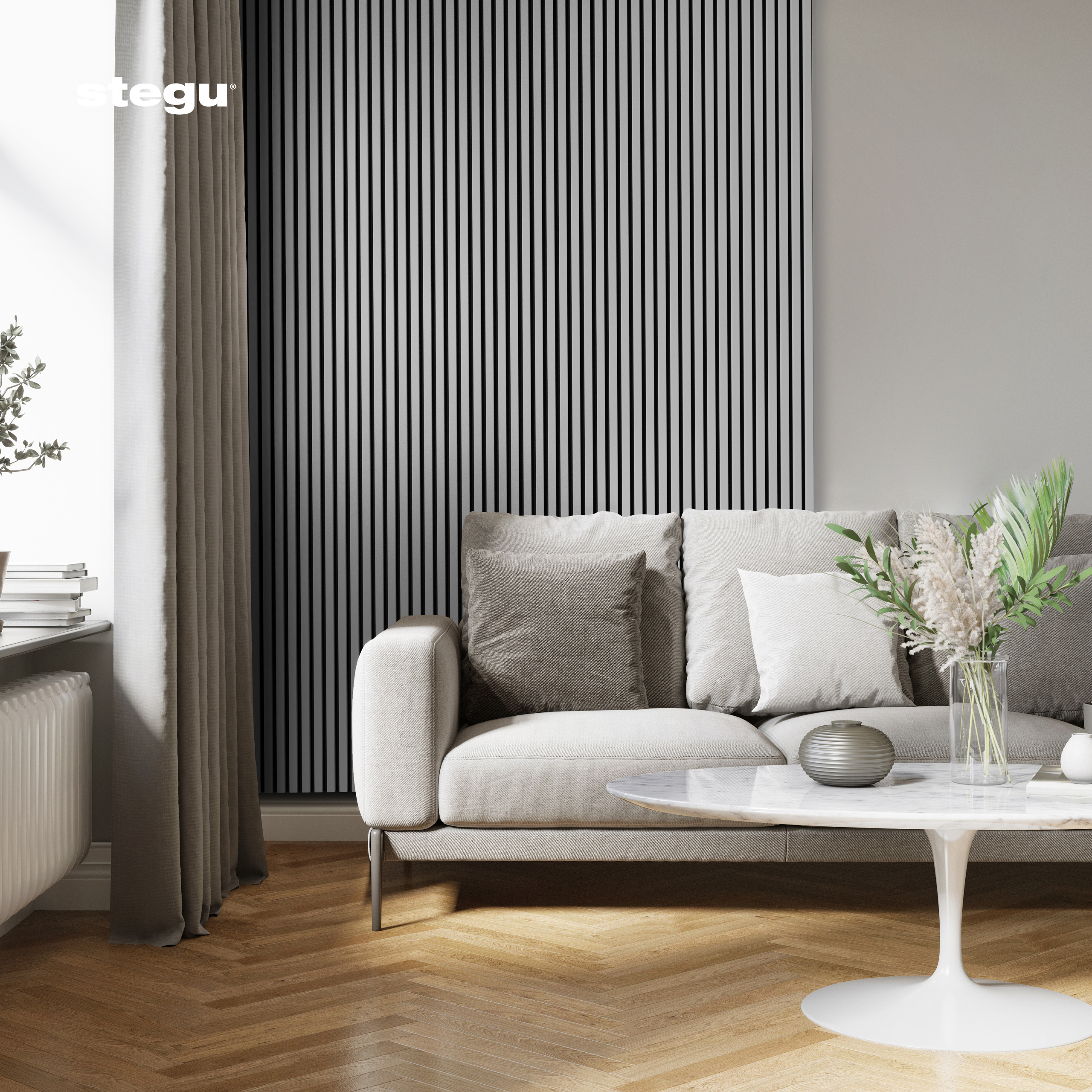 Stenové lamely ACOUSTIC LINE GLACIER GREY
