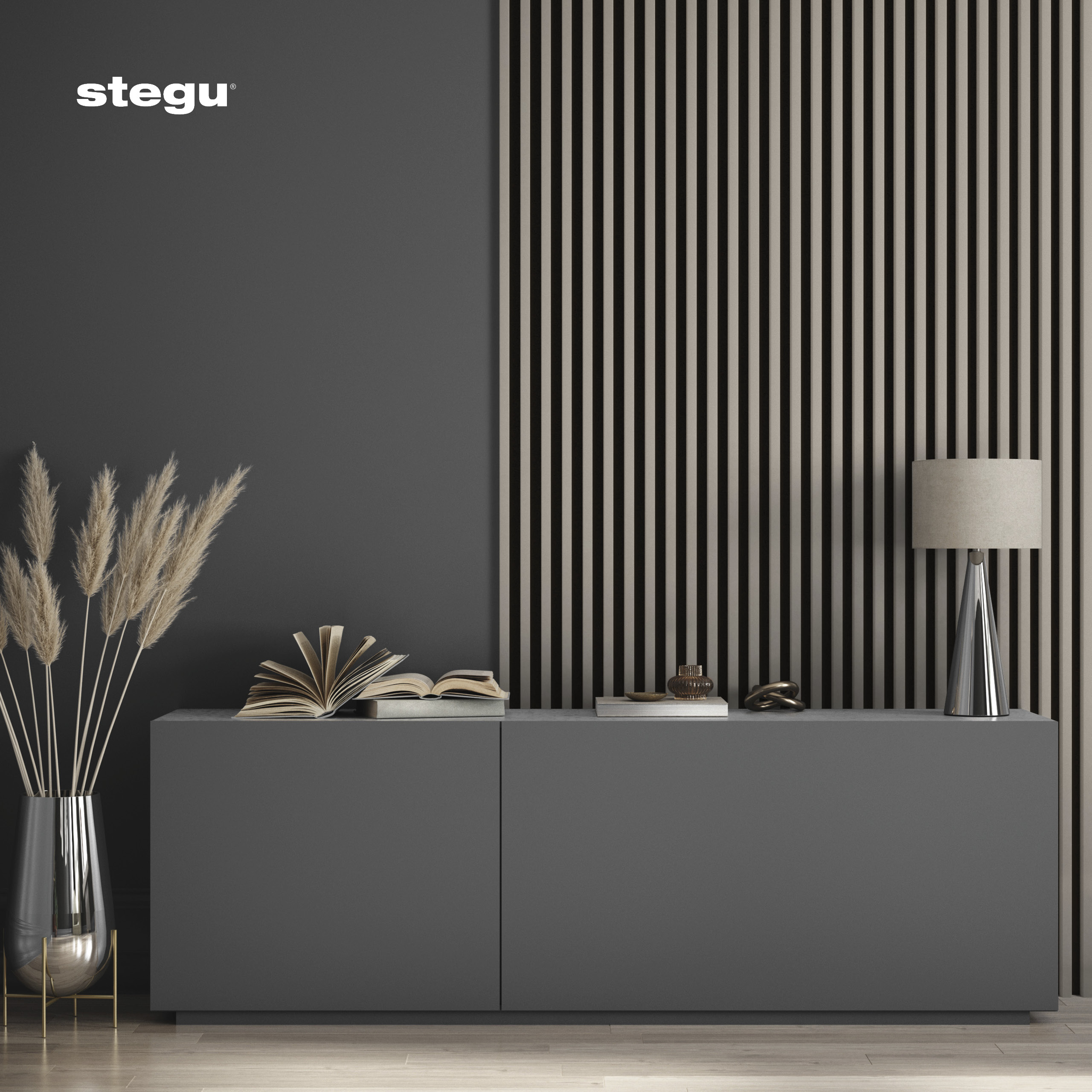 Stenové lamely SLIM 3 - JAPANDI/ČIERNA