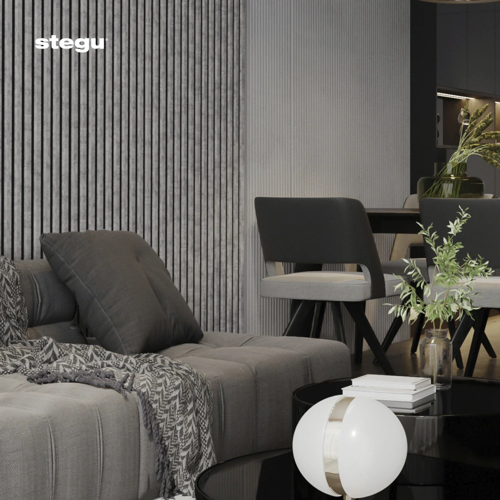 Stenové lamely ACOUSTIC PROLINE 120 - URBAN/ČIERNA