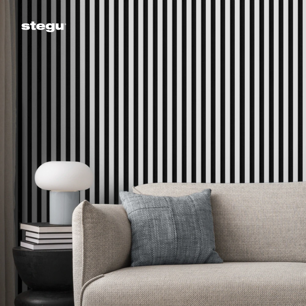 Stenové lamely ACOUSTIC PROLINE 240 - BIELA/ČIERNA