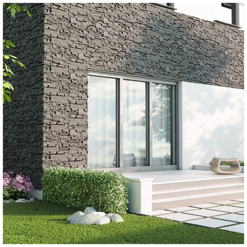 Kamenné obklady MADERA 4 - antracitové