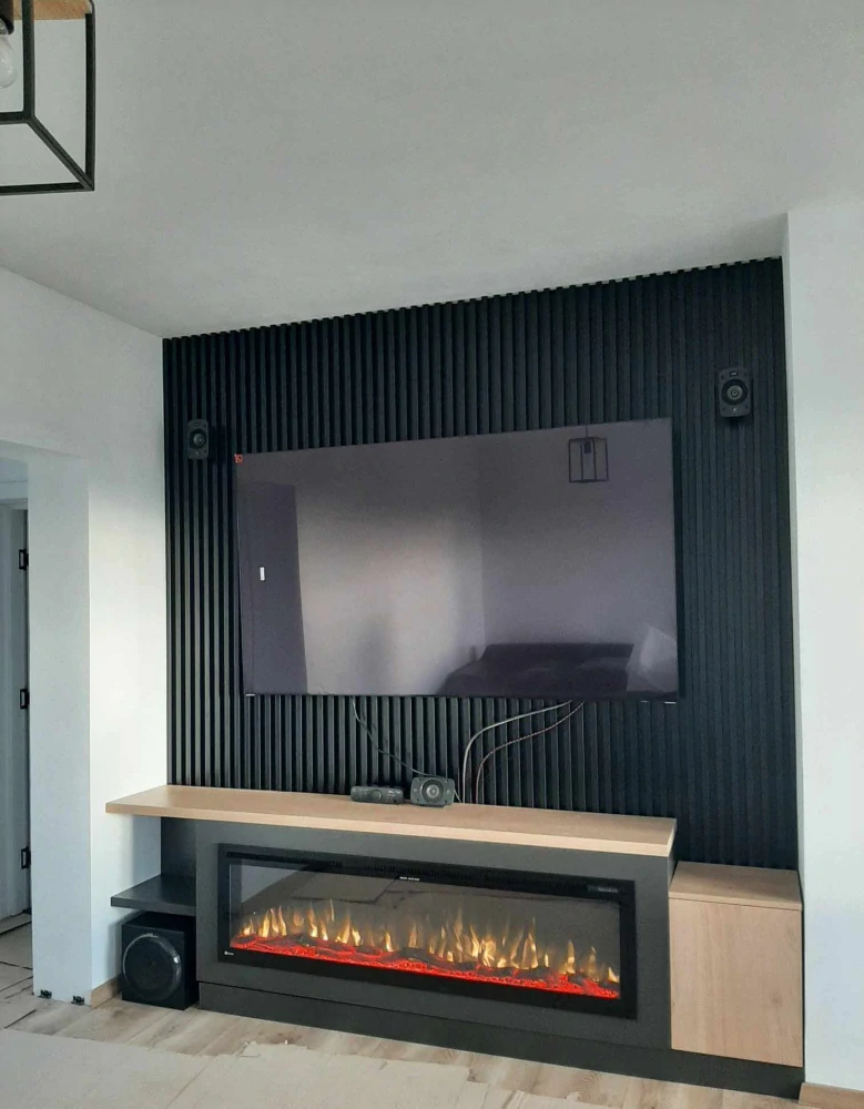 Stenové lamely LINEA 3 ČIERNY/ČIERNY