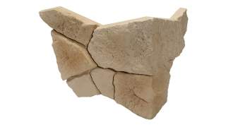 Sadrové rohové obklady NANGA 1 ROH - pieskové