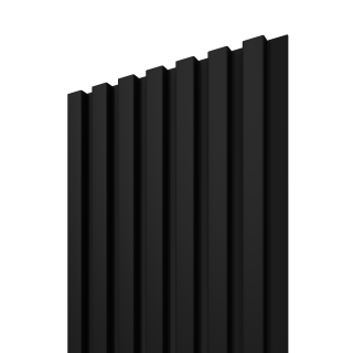 Stenové lamely SOLID LINE 7S - ČIERNA/ČIERNA