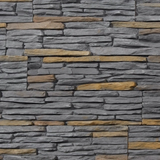 Kamenné obklady CALIFORNIA 2 - antracitovo - hnedé